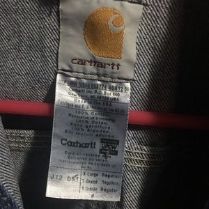 Carhartt denim trucker